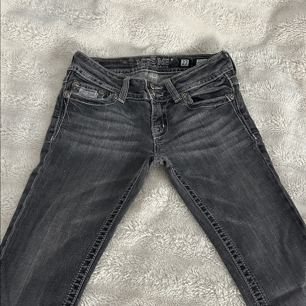 Miss Me Dark Gray boot cut Jeans